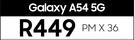  Samsung Galaxy A54 5G-Pinnacle 2GB Top Up (36 Months)