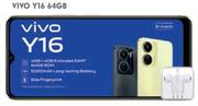 Vivo Y16 64GB-Pinnacle 1GB Top Up