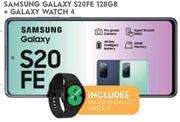 Samsung Galaxy S20FE 128GB + Samaung Galaxy Watch 4-On Pinnacle 2GB Top Up (24 Months)