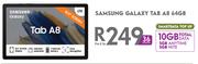 Samsung Galaxy Tab A8 64GB LTE-On Smartdata Top Up