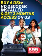 DStv HD Decoder + 3 Months DStv Access