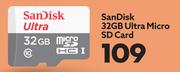 Sandisk 32GB Ultra Micro SD Card