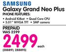 Samsung Galaxy Grand Neo Plus-Each
