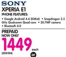 Sony Xperia E1-Each