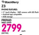 Blackberry Z3 Phone