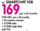 Blackberry Z3 Phone-On Smartchat 1GB