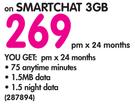 Blackberry Z3 Phone-On Smartchat 3GB
