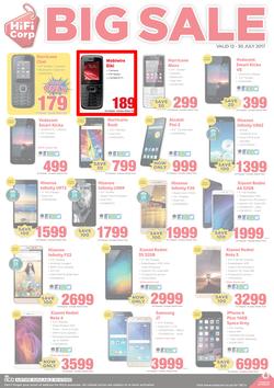 HiFi Corp : Big Cellular Sale (12 July - 30 July 2017), page 1