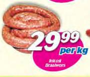 Inkos Braaiwors-Per Kg
