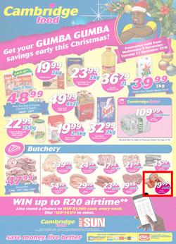 Cambridge Food Gauteng : Mid-Month (9 Nov - 22 Nov 2016), page 1