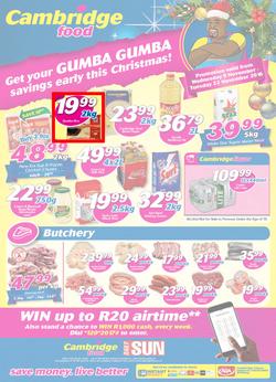 Cambridge Food Gauteng : Mid-Month (9 Nov - 22 Nov 2016), page 1