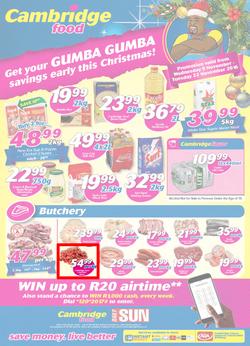 Cambridge Food Gauteng : Mid-Month (9 Nov - 22 Nov 2016), page 1