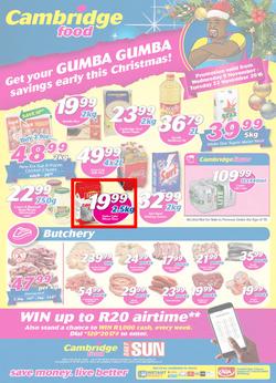 Cambridge Food Gauteng : Mid-Month (9 Nov - 22 Nov 2016), page 1