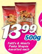 Fattis & Moni's Pasta Shapes Assorted-500g Each