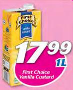 First Choice Vanilla Custard-1Ltr