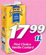 First Choice Vanilla Custard-1Ltr