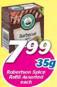 Robertson Spice Refill Assorted-35g