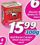 Bull Brand Corned Meat Assorted-300g Each