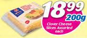 Clover Cheese Slices Assorted-200g