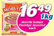 Morvite Instant Porridge Assorted-1Kg
