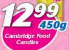 Cambridge Food Candles-450g