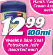 Vaseline Blue Seal Petroleum Jelly Assorted-100ml