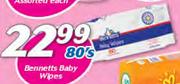 Bennetts Baby Wipes-80's