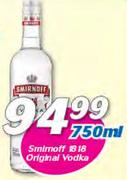 Smirnoff 1818 Original Vodka-750ml