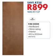 Swartland Fire Door 813 x 2032mm