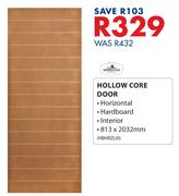 Swartland Hollow Core Door 813 x 2032mm