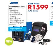 Trade Weld Inverter Welding Kit Includes Face Shield, Cables And Gloves MCOW4055