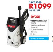 Ryobi Pressure Cleaner Including Accessories AJP-1280