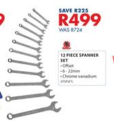 12 Piece Spanner Set STSPSET