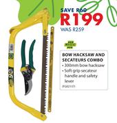 Lasher Bow Hacksaw And Secateurs Combo FG02137