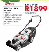 Ryobi Electric Lawn Mower RM-1602