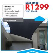 Shade Sail 5000 x 3000mm