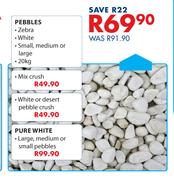 Pebbles Pure White