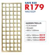 Garden Trellis 600 x 1500mm