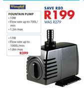 Waterfall Fountain Pump 17W