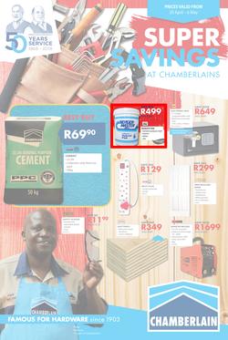 Chamberlains : Super Savings (20 Apr - 6 May 2018), page 1