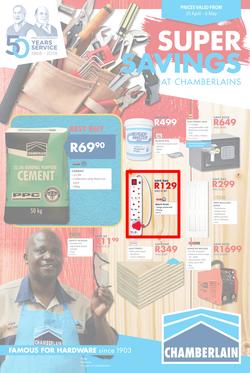 Chamberlains : Super Savings (20 Apr - 6 May 2018), page 1