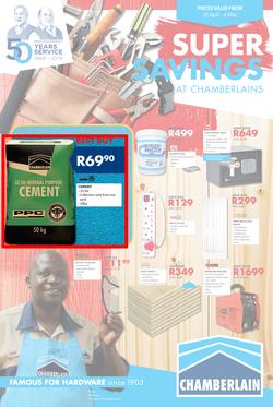 Chamberlains : Super Savings (20 Apr - 6 May 2018), page 1