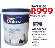 Dulux Acrylic PVA-20Ltr