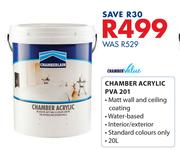 Chamberlain Chamber Acrylic PVA 201-20Ltr