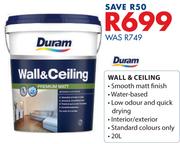 Duram Wall & Ceiling-20Ltr