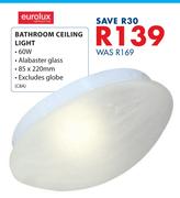 Eurolux Bathroom Ceiling Light-85 x 220mm