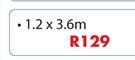 Ceiling Board-1.2 x 3.6m Each