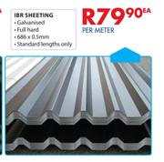 IBR Sheeting-686 x 0.5mm Per M
