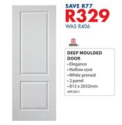 Doortec Deep Moulded Door-813 x 2032mm
