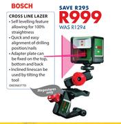 Bosch Cross Line Lazer
